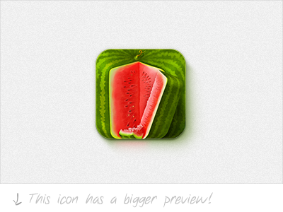 Watermelon Icon difiz icon ios training watermelon