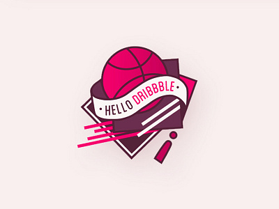 Hello Dribbble Badge