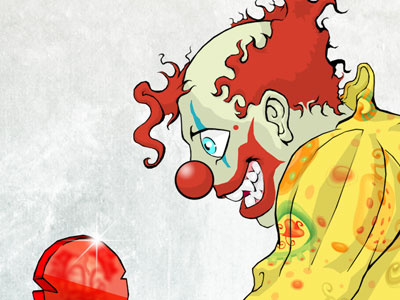 Clown clown drawing graphic design illustration