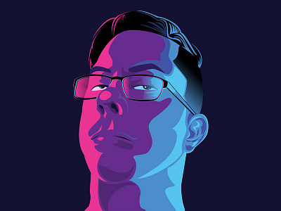 Retrowave Joe - Added Glasses