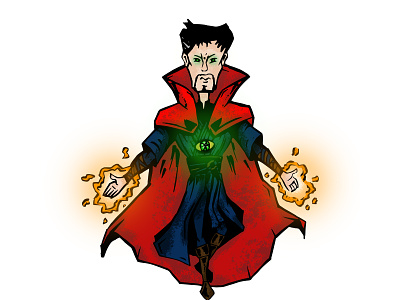 Dr Strange avengers character green hero marvel power red strange superheros