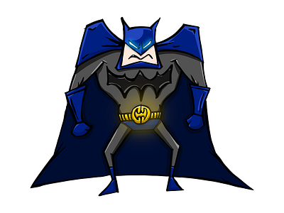Batman art batman blue blue and yellow design character dc dccomics design drawing