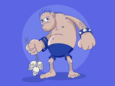 Troll art blue character design draw drawing halloween illustrator troll