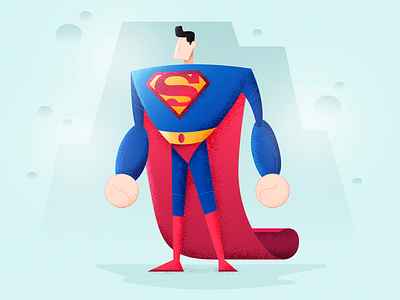 Superman art artist character colors design draw drawing illustration illustrator superman vector