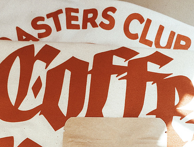 Roasters Club 🏹🎯 apparel logo typography