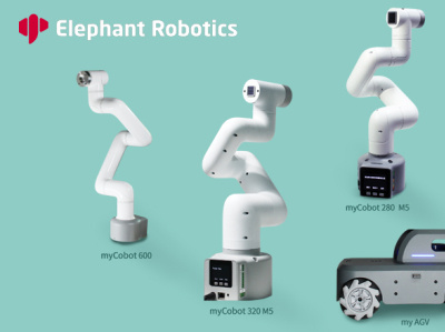 Worlds Smallest Collaborative Robotics Arm by Elephant Robotics on Dribbble