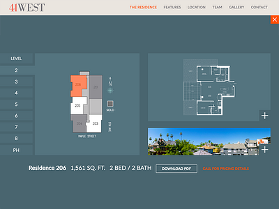 Responsive floorplan build with floors and detail