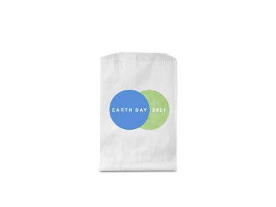 Earth Day 2021 2021 blue design dribbbleweeklywarmup earth green identity paperbag weekly challenge