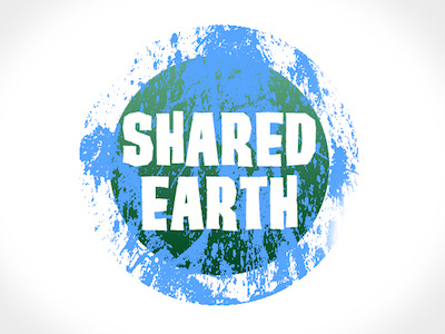 Shared Earth earth globe logo