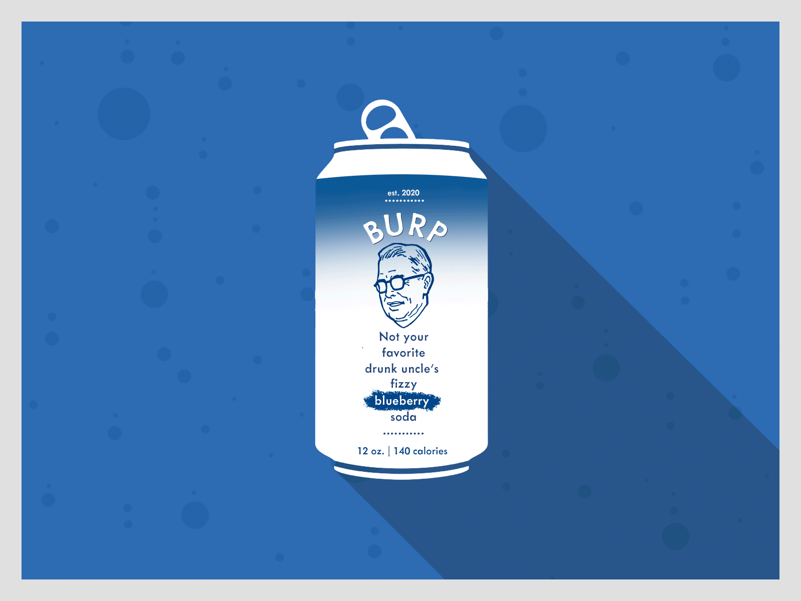 Weekly Challenge #19 branding design dribbbleweeklywarmup identity illustration packaging soda can weekly challenge