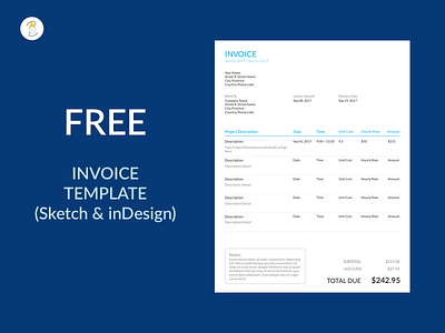 Free Invoice Template design free freelance indesign invoice invoicetemplate leeseul open source project sketch template ui