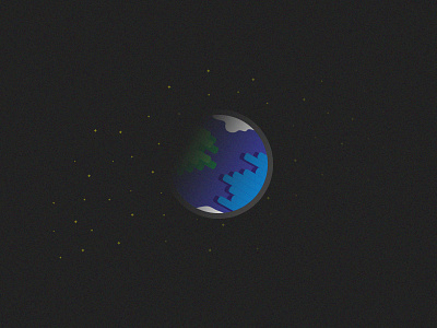 Earth Hour earth illustration space stars vector