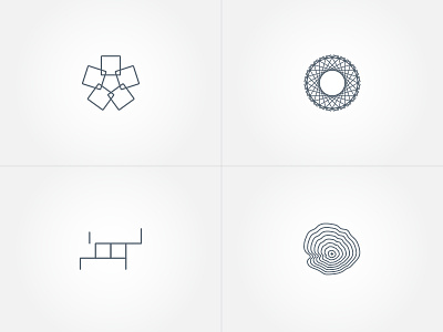Logo concepts concept furniture icon logo pattern