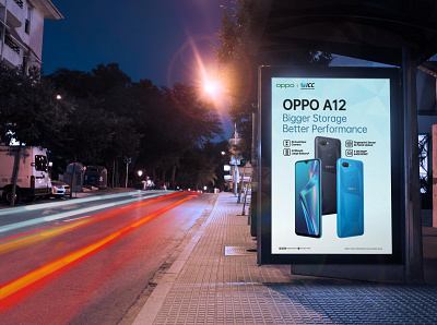 OPPO A12 | BRANDING branding design graphic design illustration light box mobile launching oppo oppo a12 oppo promotion vector