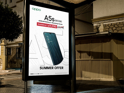 OPPO A1K | BRANDING | SUMMER OFFER branding design graphic design light box mobile phone mobile phone priece drop offer offer sale oppo a5s summer offer vector