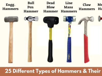 25 Types of Hammers claw hammer cross peen pin hammer