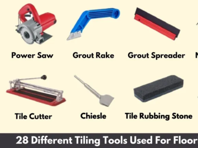 28 Tiling Tools Used In Flooring Work 3. grout rake 4. grout spreader