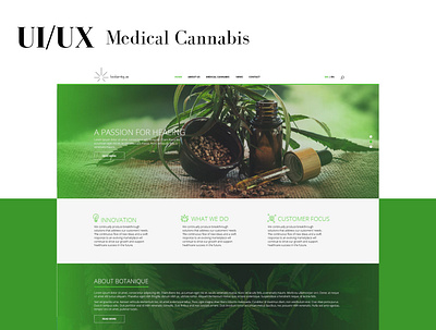 Medical Cannabis - Website Design and Development adobe illustrator adobe photoshop cannabis creative html html css jquery landingpage medical cannabis medical cannabis website medical website ui ux wireframe wordpress