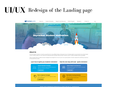 Landing page redesign