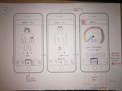 Wireframe Mobile App - Screen 3