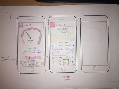 Wireframe Mobile App - Screen 4