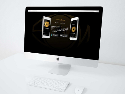 Music website - UI and UX adobe illustrator adobe photoshop beats branding creative idea landing design landing page music present app present website responsive mode responsive website design showcase showcase app ui ux wireframe