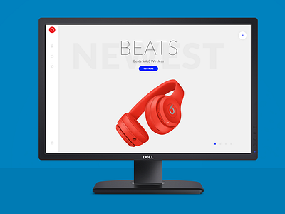 Wireless Headphones - Home Page UI and UX