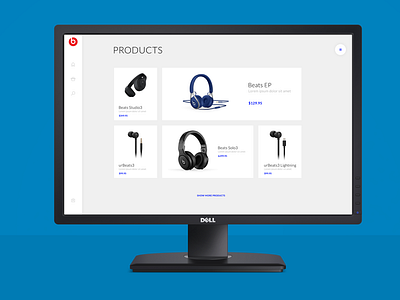 Wireless Headphones - Products Page UI and UX