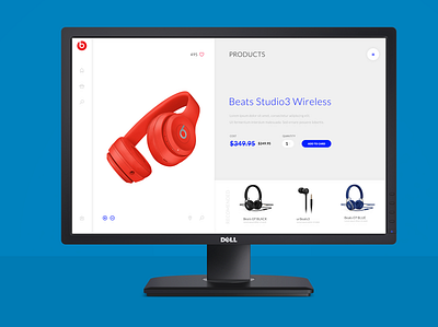 Wireless Headphones - Single Product Page UI and UX clean creative figma idea identity branding redesign research responsive single product sketch wireframe