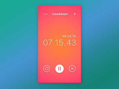 Daily UI Challenge 014 — Countdown Timer