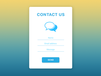 Daily UI Challenge 028 — Contact Us contactus interface proectica ui uidesign userinterface ux uxdesign web webdesign