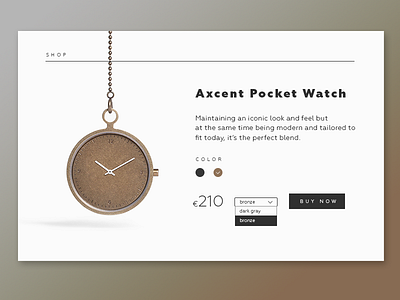 Daily UI Challenge 033 — Customize Product