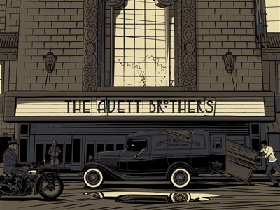 The Avett Brothers St. Louis, MO Poster avett missouri poster screen print st. louis