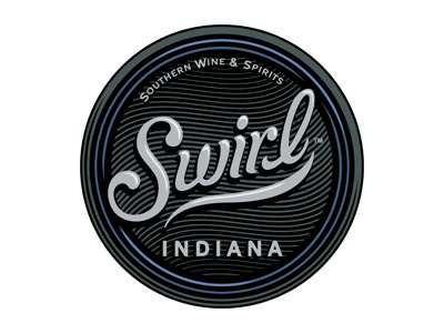 Swirl Indiana Logo identity logo