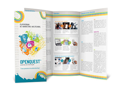 Openquest - Sistemas de Informação advertising brochure design