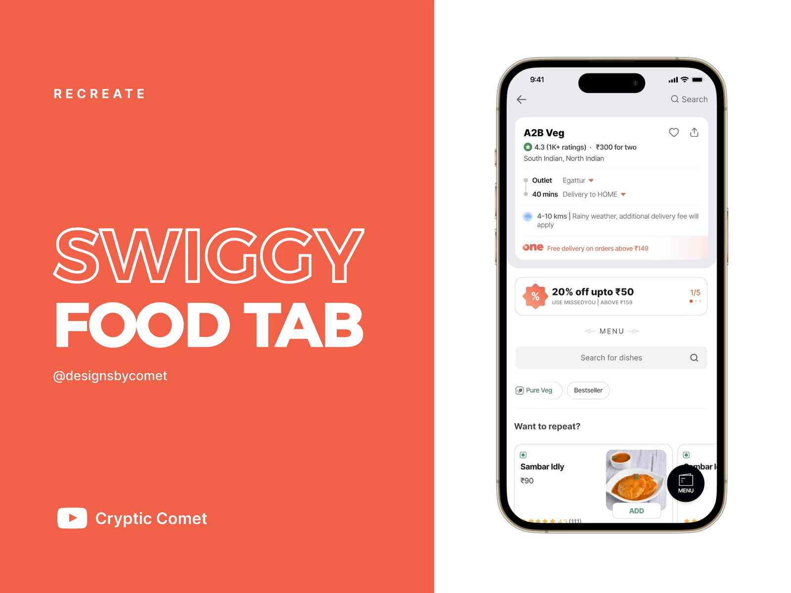 Swiggy Food Tab has 2 Search Buttons? app beautiful ui design food delivery app mobile app design search options swiggy trending ux ui ux
