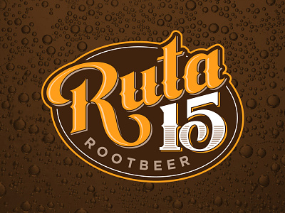 Ruta15 Root Beer beer branding identidad logo logotipo logotype root