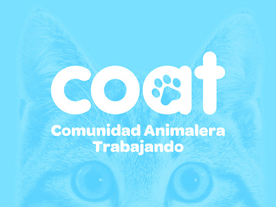 COAT Comunidad Animalera Trabajando animal branding identidad logo logotipo logotype protection rescue