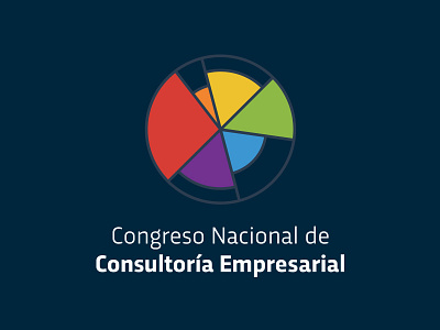 Congreso Nacional de Consultortía Empresarial branding business chart logo logotipo logotype