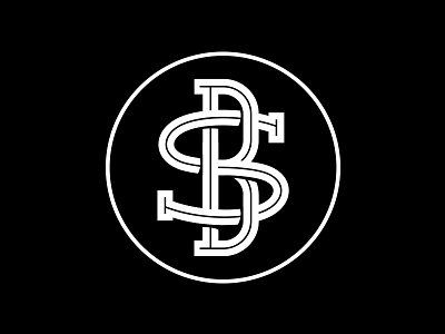 Bs babershop black letras lettering logo white