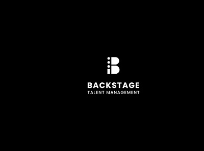 Backstage Talent Management LOGO branding graphic design logo