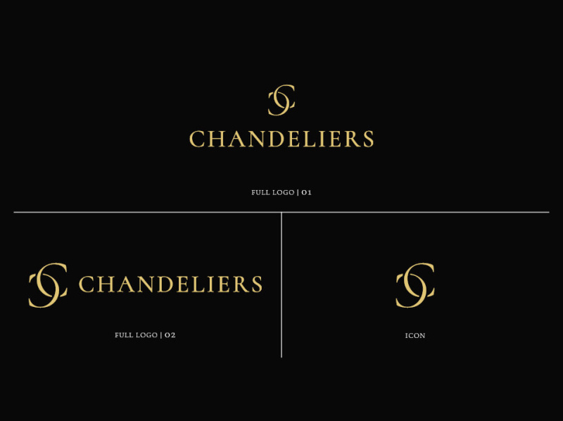 Chandeliers Logo Design By Billy Reiner On Dribbble