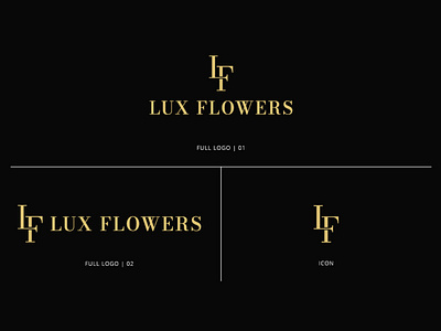 Lux Flowers LOGO Design