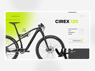 Bike shop design concept bicycle bike concept design figma firstscreen tilda vector