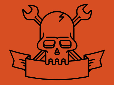 Skull And Wrench by Andre Ortiz on Dribbble