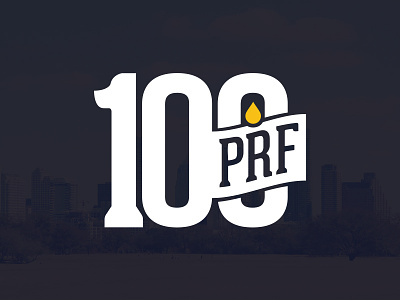 100 Proof logo concept