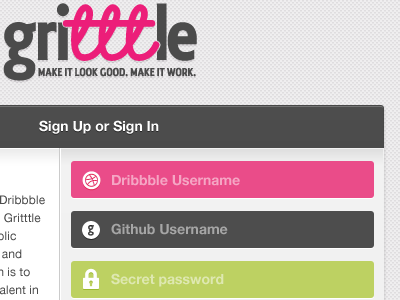 Gritttle Login Signup Ui 2 login signup