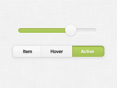 Slider And Bar buttonbar slider ui