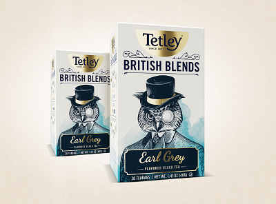 Tetley British Blends Packaging Design