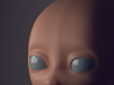 Geraldine 3dsmax alien animation character scifi vray